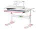 Дитячий стіл ErgoKids TH-310 з полицею S30 Pink TH-310 W/PN + BD-S30 PN фото