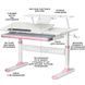 Дитячий стіл ErgoKids TH-310 з полицею S30 Pink TH-310 W/PN + BD-S30 PN фото 2