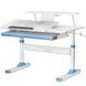 Дитячий стіл ErgoKids TH-310 з полицею S30 Blue TH-310 W/BL + BD-S30 BL фото