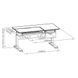 Комплект парта-трансформер Fundesk Fiore Grey + крісло Cubby Magnolia Grey 25154743-5765590 фото 5