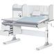 Дитячий стіл Mealux Hamilton Multicolor BD-680 W/G MC+G з полицею BD-680 W/G MC+G з полицею фото 1