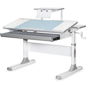 Дитячий стіл з регулюванням висоти Mealux Edmonton Lite Multicolor сірий BD-610 W/MC + G + S50 WG фото