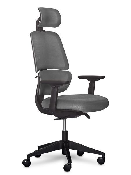 Офісне крісло Mealux Leo Air Plus Dark Grey Y-546 KBG фото