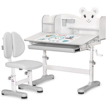 Комплект парта і стілець Evo-Kids BD-29 G Panda XL BD-29 G фото