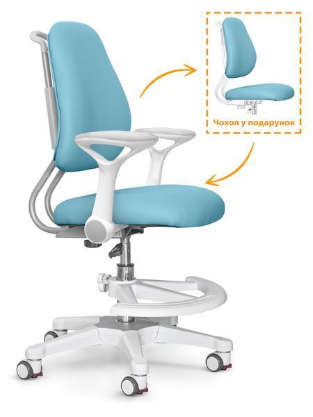 Дитяче крісло ErgoKids Mio Ergo Blue Y-507 KBL фото