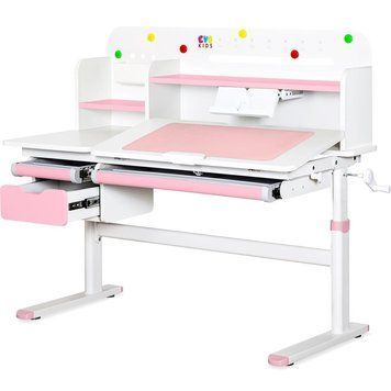 Дитячий стіл Evo-kids TH-360 Plus Pink TH-360 WG/PN Plus фото