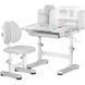 Комплект парта і стілець Evo-Kids BD-28 Panda Grey BD-28 G фото