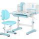 Комплект парта і стілець Evo-Kids BD-28 Panda Blue BD-28 BL фото