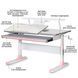 Дитячий стіл Mealux Vancouver Multicolor PN з полицею S50 Pink BD-620 W/G MC+ PN+ S50 фото 3