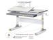 Дитячий стіл Mealux Vancouver Multicolor PN з полицею S50 Grey BD-620 W/G MC + S50 WG фото 1