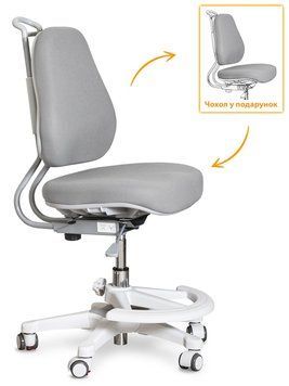 Дитяче крісло ErgoKids Mio Ergo Y-507 Lite Grey Y-507 Lite G фото
