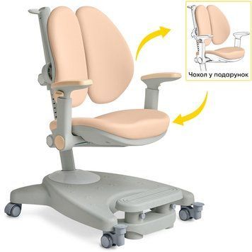 Дитячий стіл Mealux Supra Duo Plus Peach Y-116 PG фото