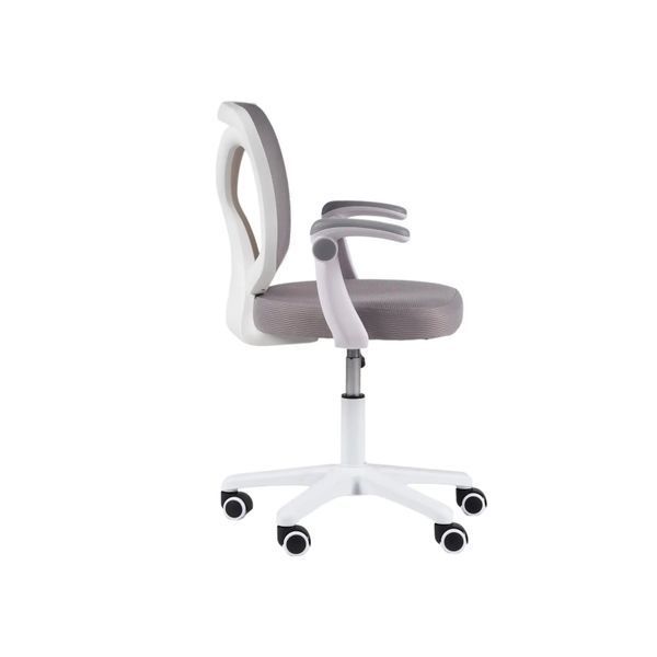 Комплект парта Fundesk Dolore Grey і крісло Fundesk LST9 Grey з підлокітниками 009786 фото