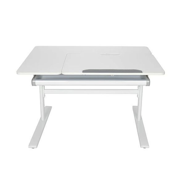 Комплект парта Fundesk Dolore Grey і крісло Fundesk LST9 Grey з підлокітниками 009786 фото