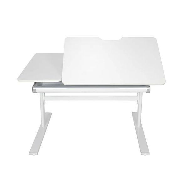 Комплект парта Fundesk Dolore Grey і крісло Fundesk LST9 Grey з підлокітниками 009786 фото