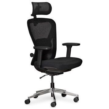 Крісло Mealux Q1 Air Fabric Black (арт HF-Q1 F/B) HF-Q1 F/B фото