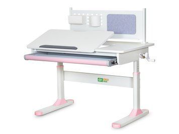 Дитячий стіл з регулюванням висоти ErgoKids TH-325 Pink TH-325 W/PN фото
